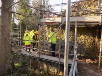 Work in progress, winter 2018 (Image: Historic England) 